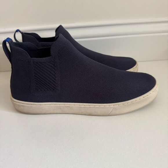 ROTHYS The Chelsea Boot Slip On Ankle Boot - Navy | Women’s 10.5 - Picture 2 of 10